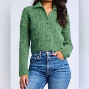 Mille Ingrid Collared Sweater S